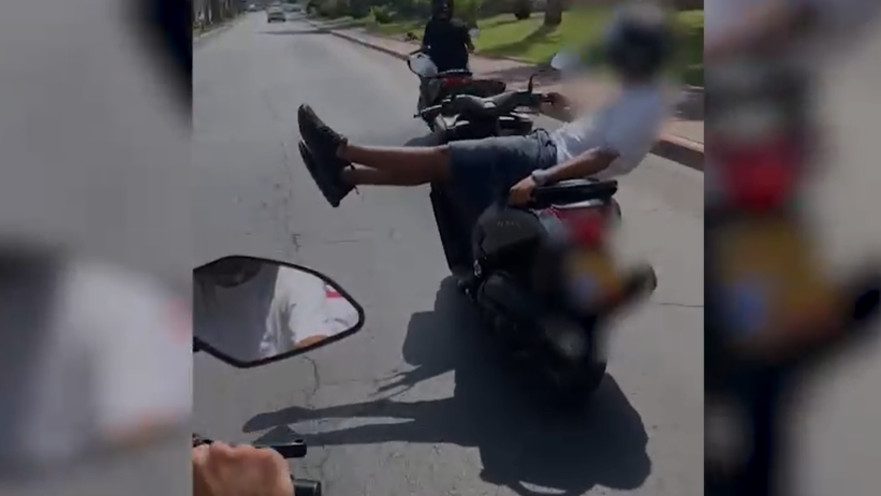 בן 16 נוהג בפראות באילת