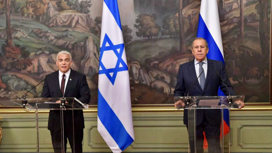 יאיר לפיד וסרגיי לברוב