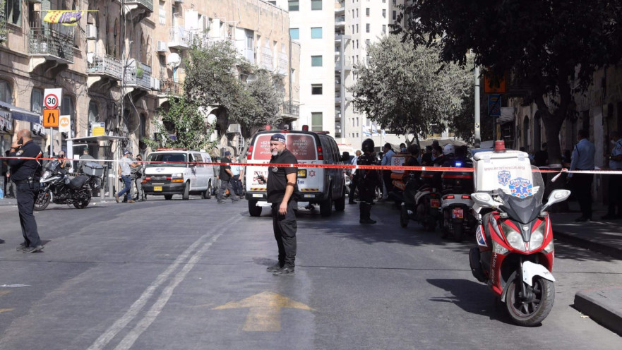 זירת הפיגוע בירושלים