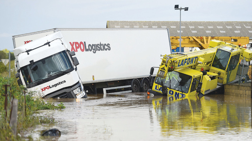הצפות בצרפת בעקבות ההתחממות הגלובלית ומשבר האקלים