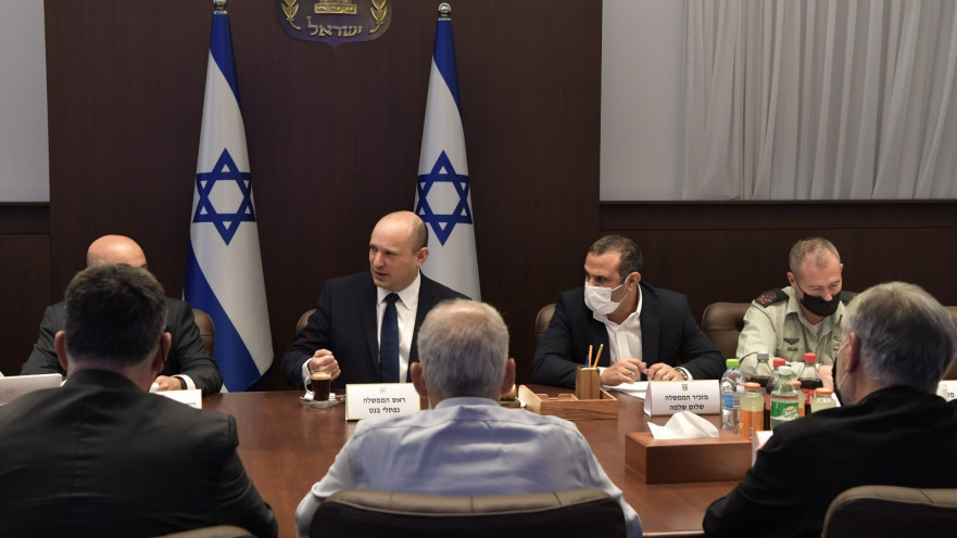 נפתלי בנט בישיבת צוות השרים למאבק בפשיעה ובאלימות בחברה הערבית