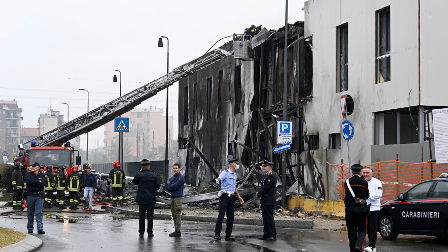 זירת התרסקות המטוס