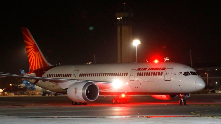 מטוס של חברת אייר אינדיה, אילוסטרציה