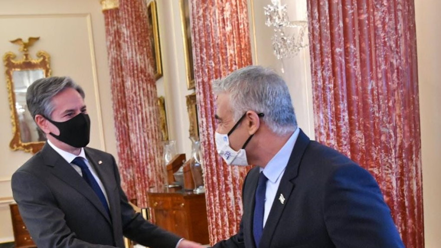 יאיר לפיד ואנתוני בלינקן