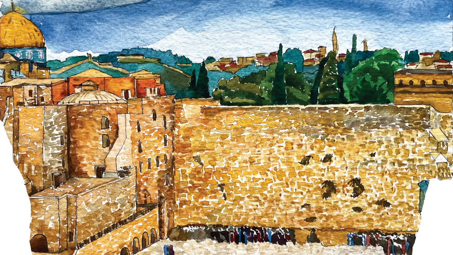 WESTERN WALL by Irina Peres