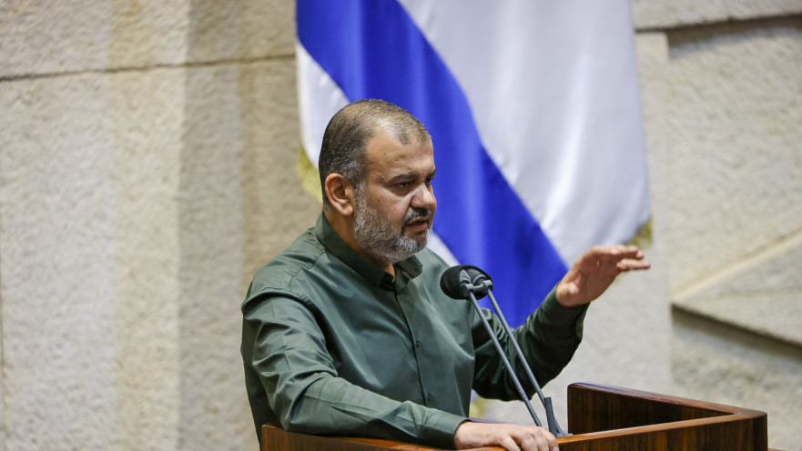 וואליד טאהא במליאת הכנסת