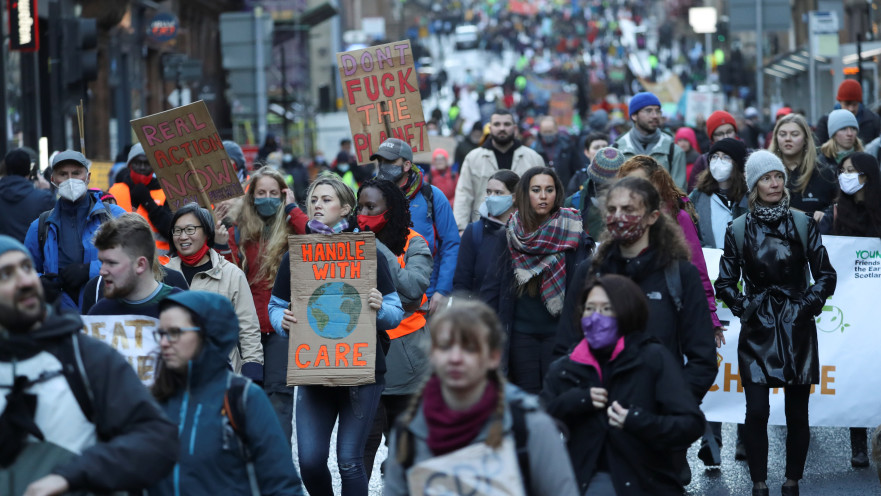 הפגנות בגלזגו