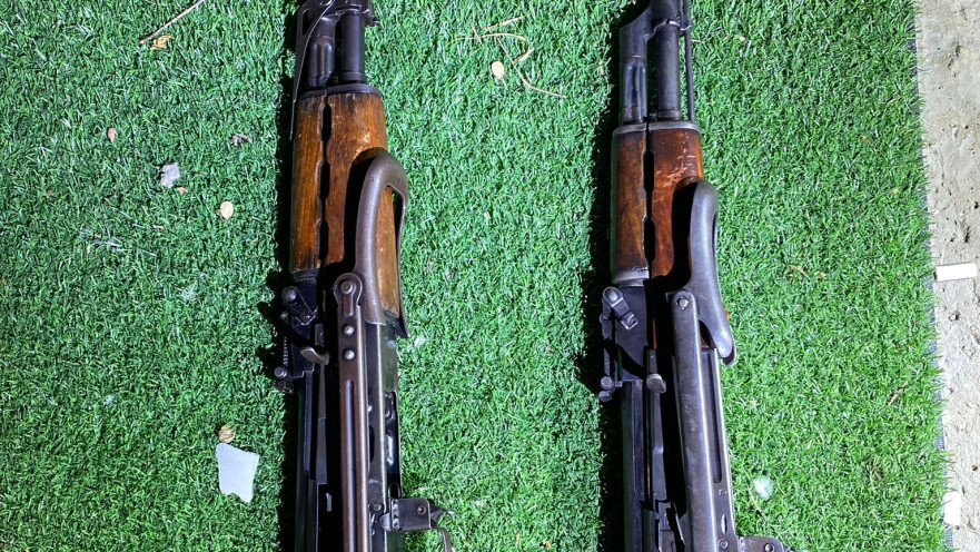 נשקי הקלאצ'ניקוב שנתפסו