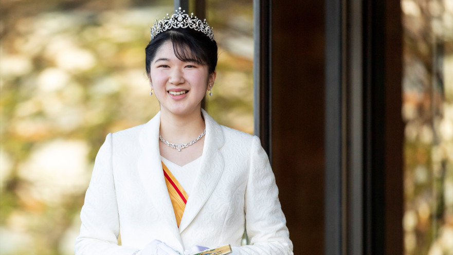 הנסיכה אייקו בארמון המלכותי בטוקיו