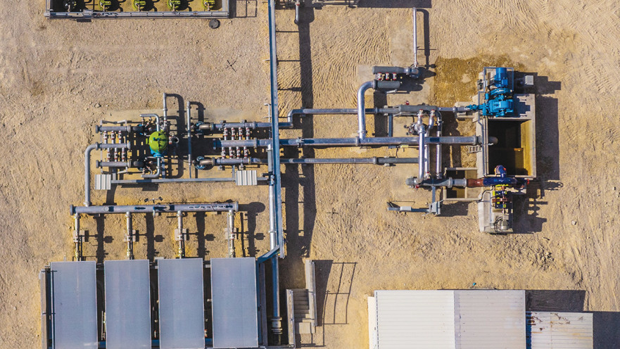 מתקן האגירה של אוגווינד בקיבוץ יהל