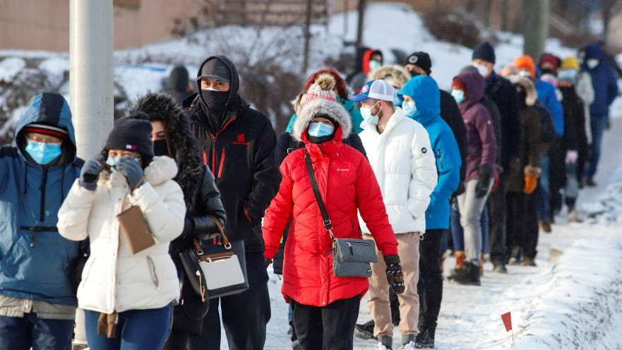 תור לבדיקות קורונה בארה"ב