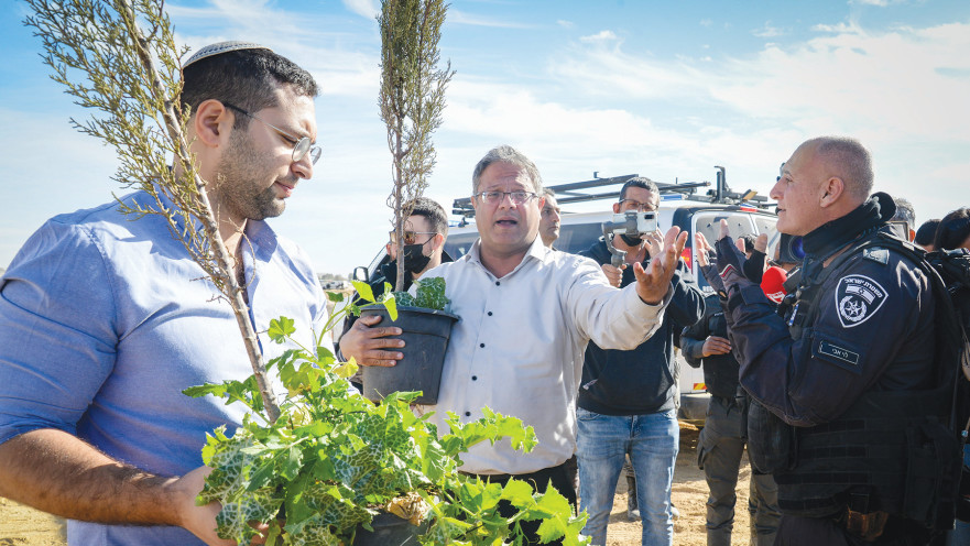 איתמר בן גביר בנטיעות 