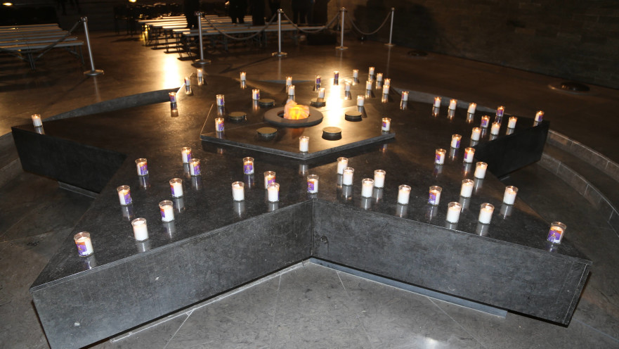 טקס לציון 80 השנים מאז ועידת ואנזה, במוזיאון השואה בפריז