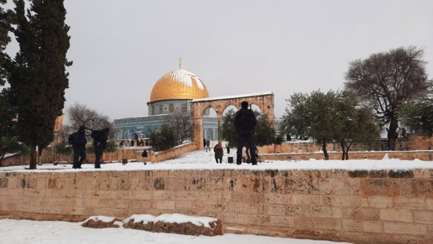 שלג בהר הבית