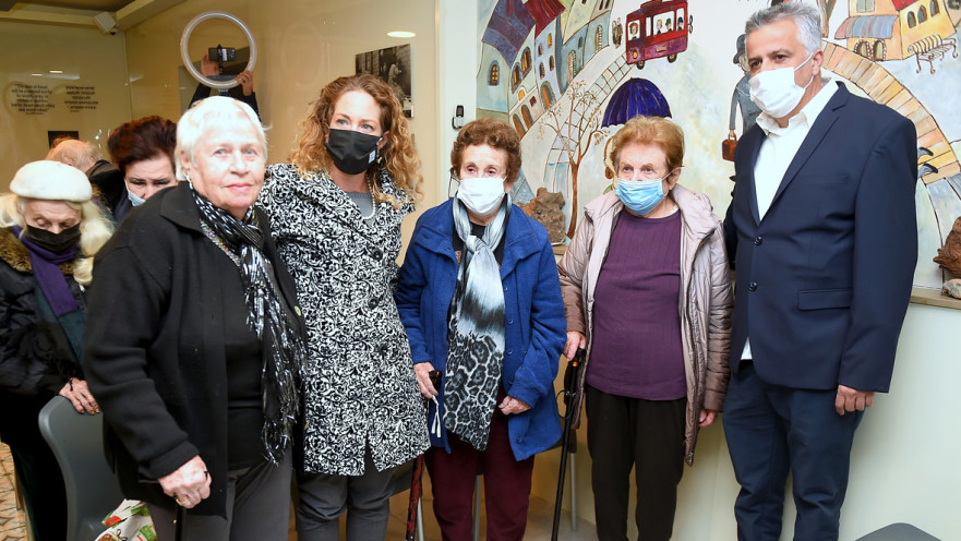 טקס יום השואה המרכזי של עמותת יד עזר לחבר בחיפה 