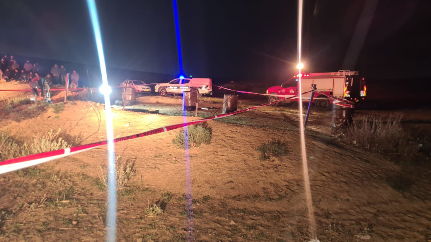 זירת מציאת הגופה בערערה