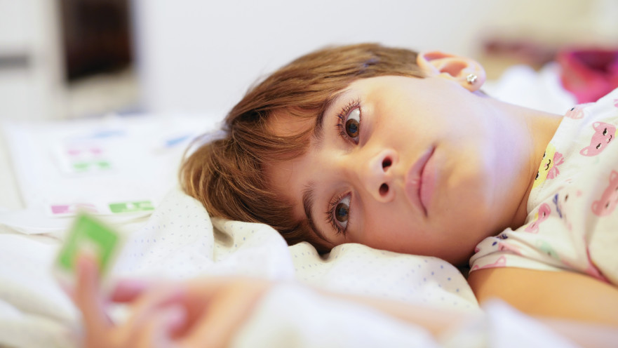 ילדה חולה, אילוסטרציה