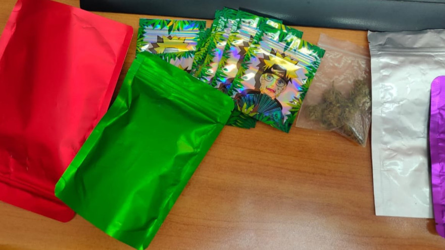 הסמים שנתפסו אצל הקטין 