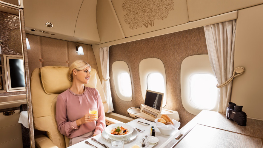 מחלקת עסקים בחברת התעופה אמירייטס