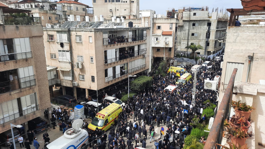 הלווית הרב קנייבסקי