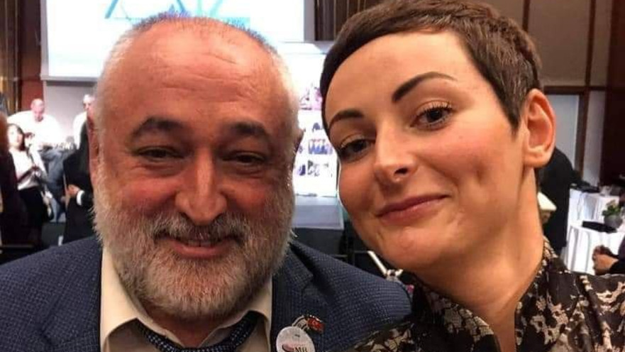 טטיאנה קומוק ואביה מיכאל