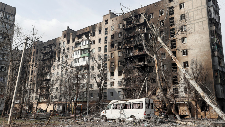 הרס באוקראינה בעקבות תקיפה רוסית
