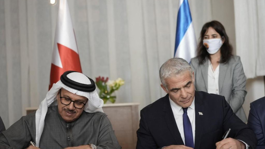 לפד ושר החוץ הבחרייני