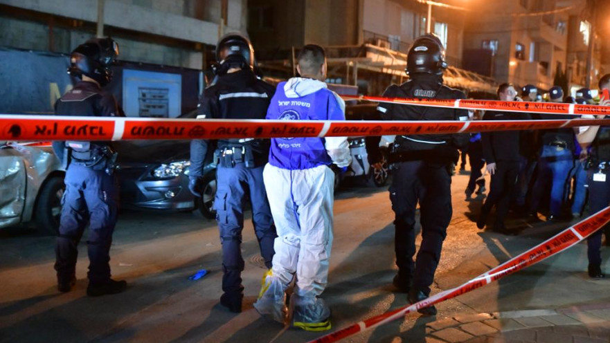 זירת הפיגוע בבני ברק