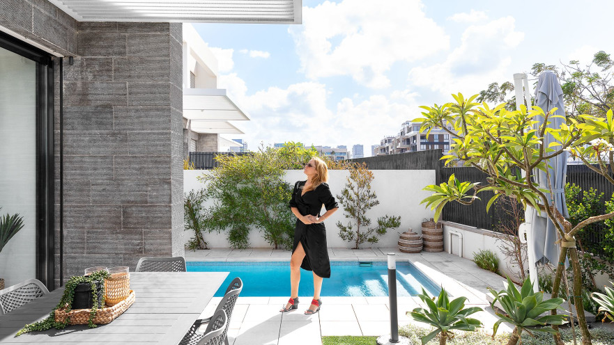 בית החלומות על הים. המעצבת רוני שני פלדשטיין.