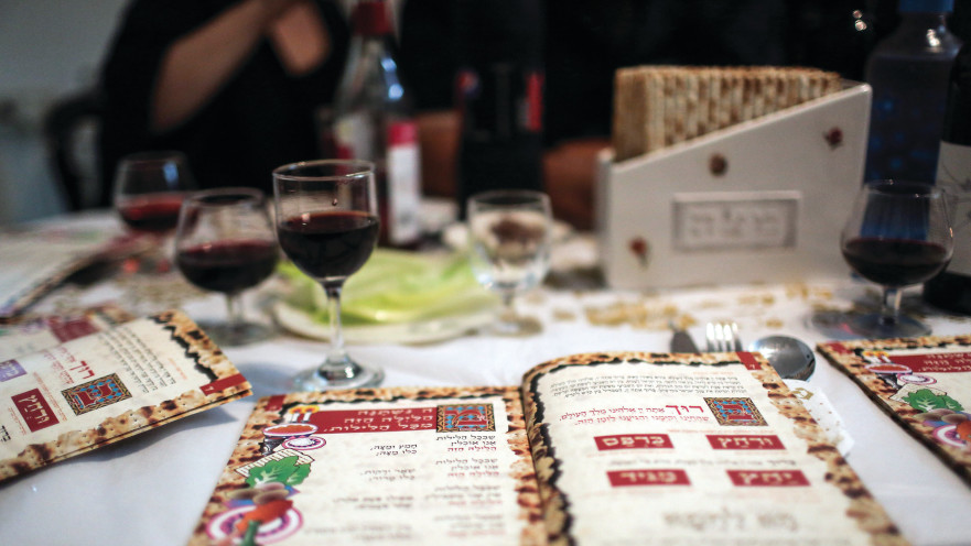 שולחן ליל סדר 