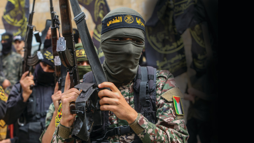 פעילי חמאס והג'יהאד האסלאמי ברצועת עזה