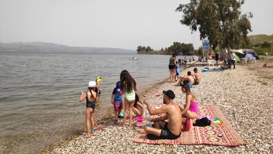 מזג אוויר שרבי, מטיילים בחוף סוסיתא