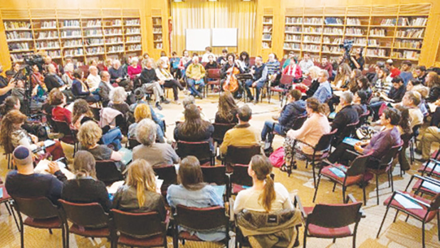 טקס התכנסות ליום השואה