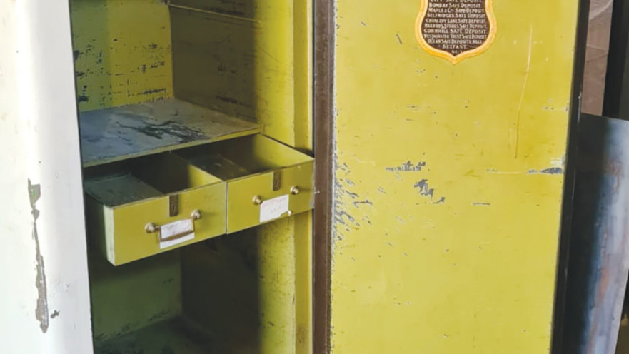 כספת בה היתה מגילת העצמאות