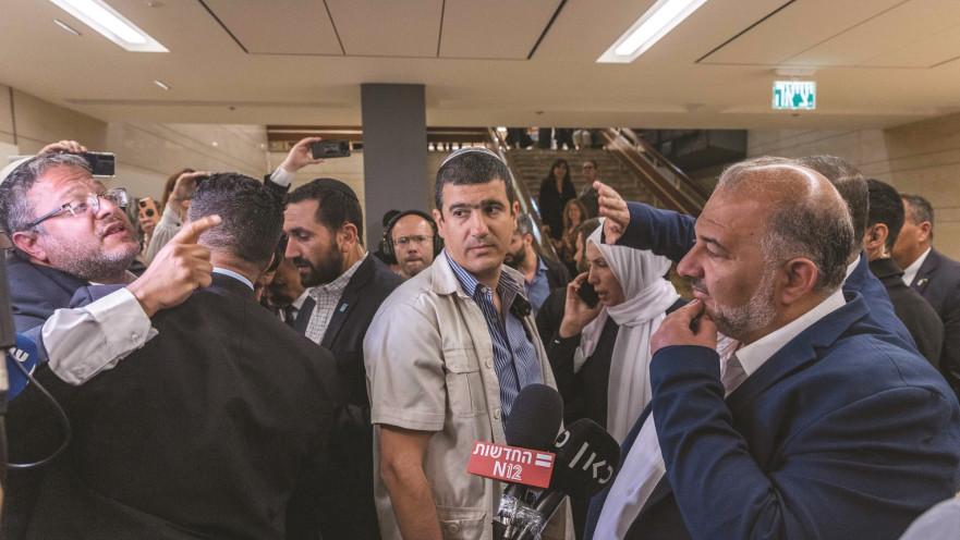 בן גביר מתעמת עם מנסור עבאס