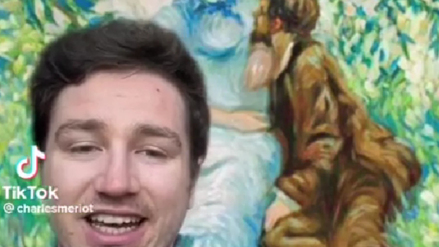 צ'ארלס מריוט, משתף אשליות אופטיות עם העוקבים שלו