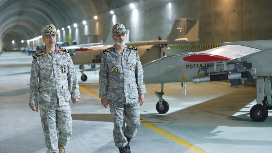 הרמטכ"ל האיראני והמל"טים 