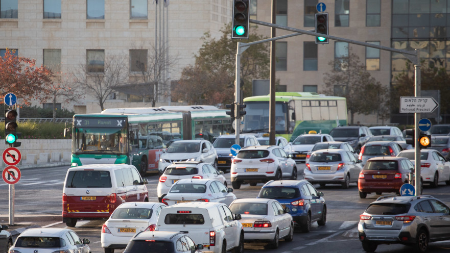 פקקים בירושלים