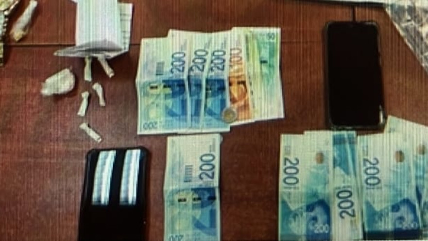 הכסף שנתפס על ידי המשטרה