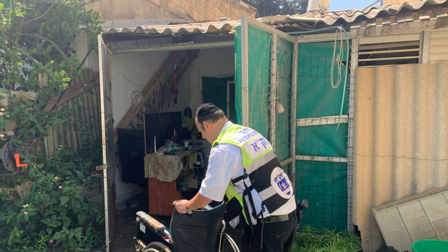 הבית בפתח תקווה בו אותרה הגופה