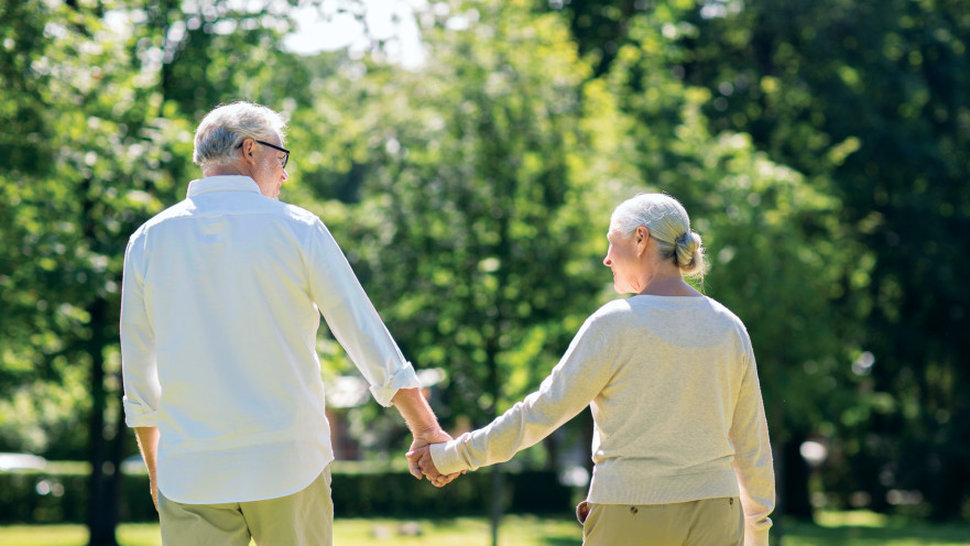 זוג קשישים, אילוסטרציה