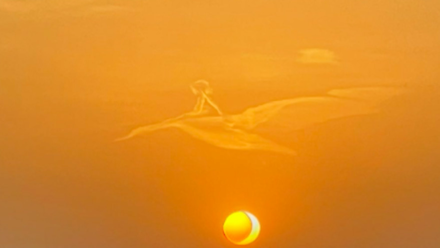 מחזה מרהיב בשמי סעודיה