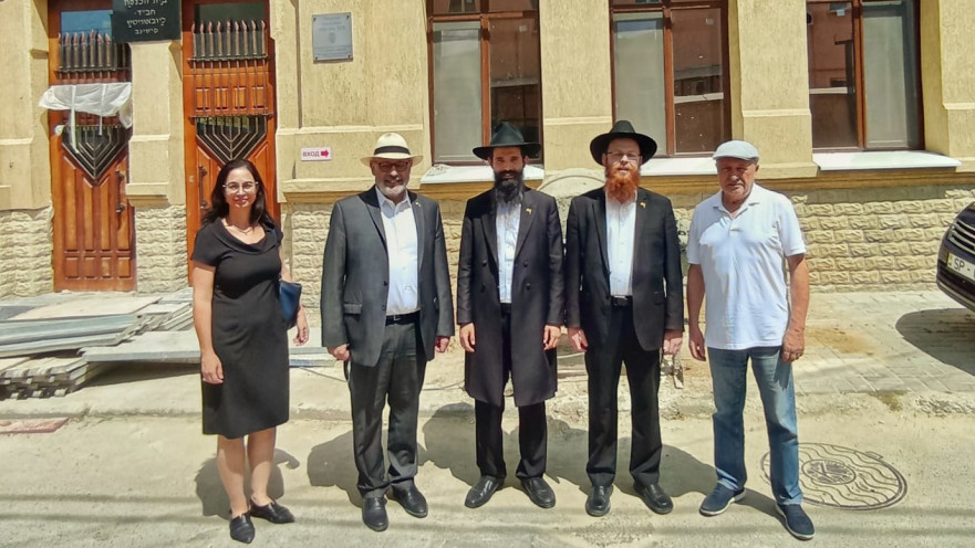 פגישת נציגי הקהילה היהודית במולדובה ומשרד החוץ