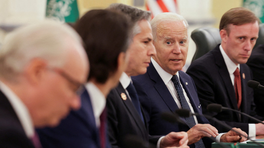 נשיא ארצות הברית ג'ו ביידן מבקר בסעודיה