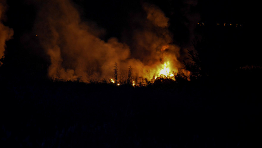 זירת ההתרסקות בצפון יוון