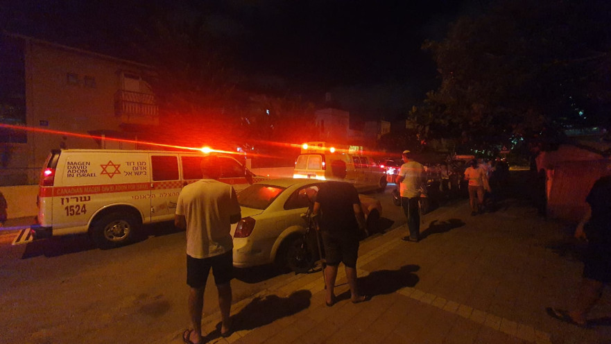 זירת האירוע בנתניה