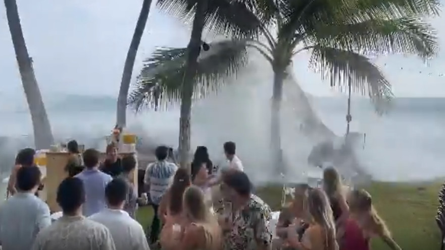 האורחים נסו על נפשם