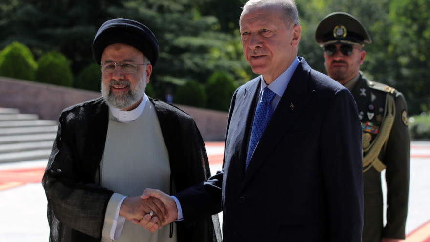 קבלת פני נשיא טורקיה, ארדואן, בביקורו באיראן