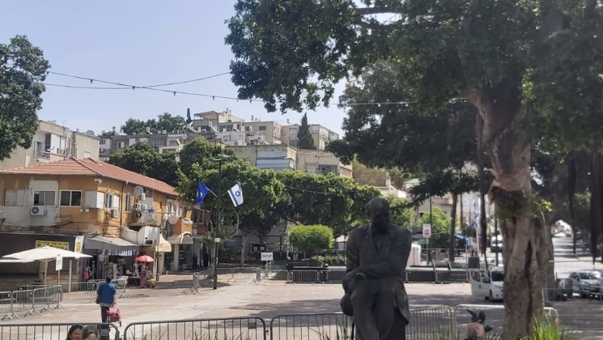 כיכר אורדע לפני השיפוץ. ההערכות היו נמוכות יותר