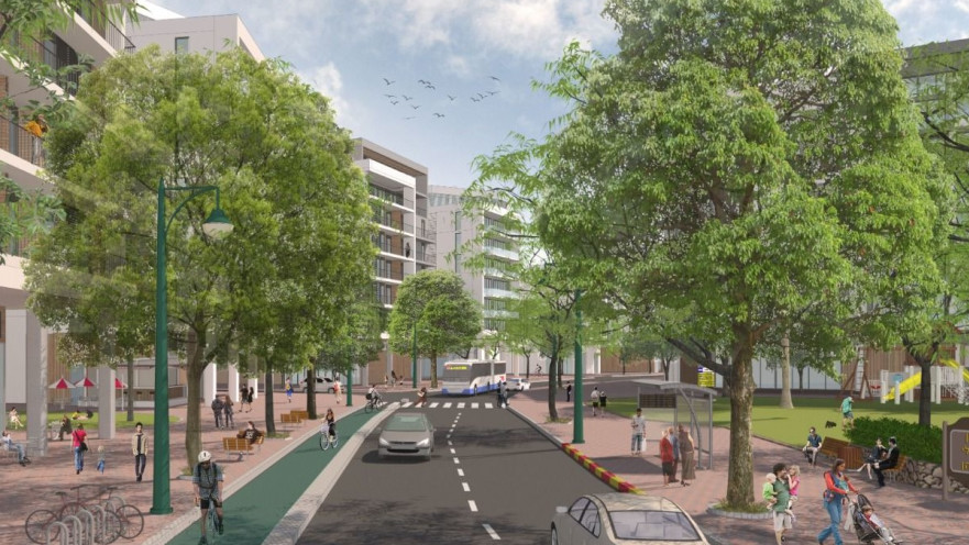 רמת עמידר, על פי התוכנית. "התחדשות רגישה ומותאמת למרקם השכונה ומאפייניה"